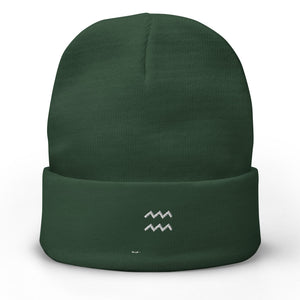 Aquarius Zodiac Beanie