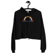 Load image into Gallery viewer, Rainbow Pride Cropped Hoodie