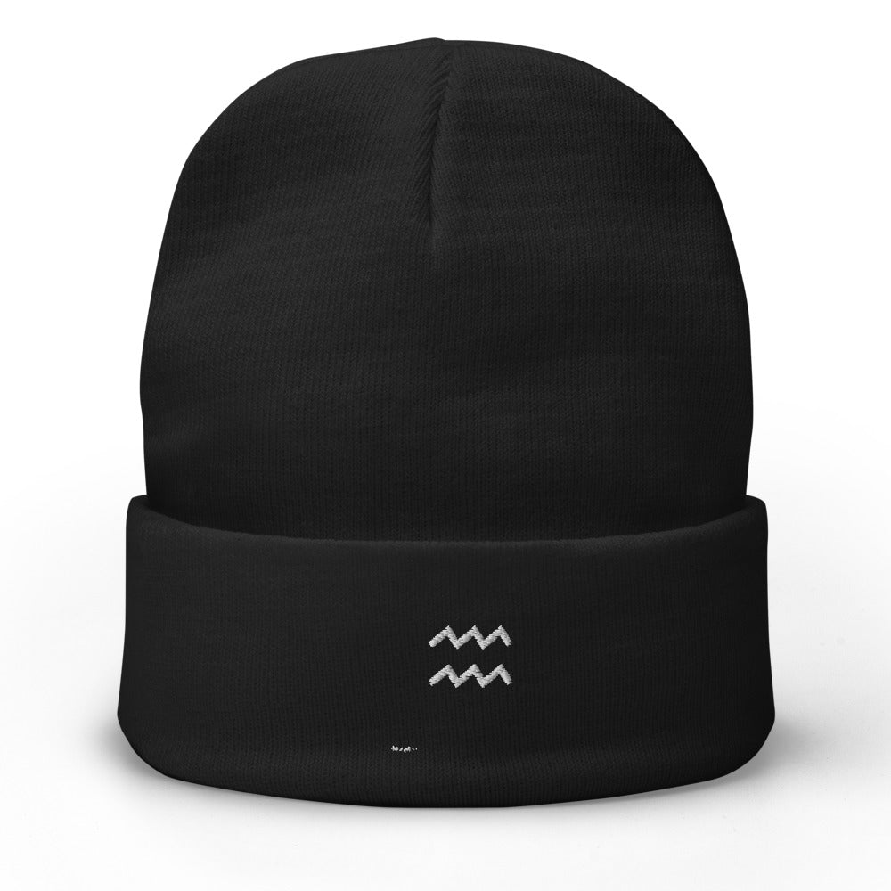 Aquarius Zodiac Beanie