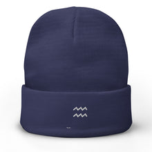 Load image into Gallery viewer, Aquarius Zodiac Beanie