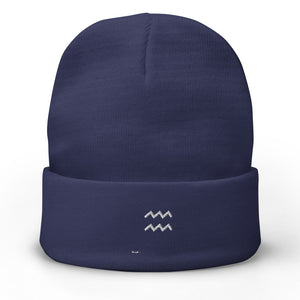 Aquarius Zodiac Beanie