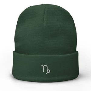 Capricorn Zodiac Beanie